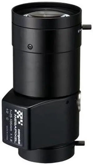Computar Ganz High Quality CCTV Camera Lens HG5Z2518FC-MP 3 Megapixel, 1/2" 25-135mm F1.8 Varifocal, HD Series, DC Auto-iris (C Mount)