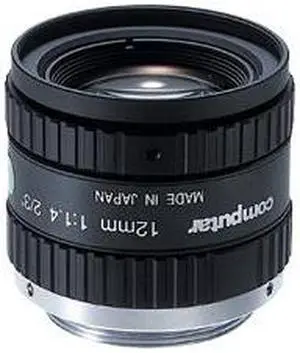 Computar Ganz High Quality CCTV Camera Lens 
M1214-MP2 2/3" 12mm f1.4 w/locking Iris & Focus, Megapixel (C Mount)
