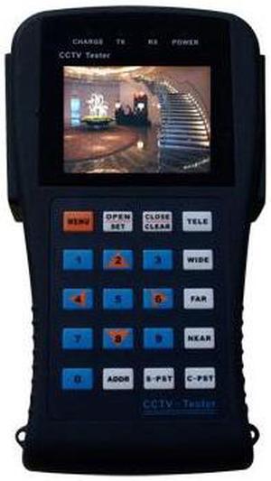 Portable tester with 2.5" LCD Monitor ( Network Cable Test, RS232 & RS485 Synchoronically, 5 hours Battery )