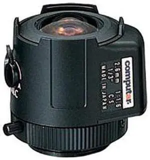 Computar Ganz High Quality CCTV Camera Lens 
TG2616AFCS 1/3" 2.6mm f1.6 Video Auto Iris (CS Mount)
