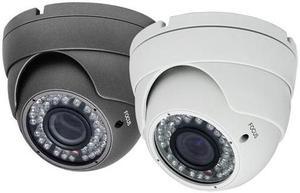 650TV Lines 2.8 ~ 12mm Vari-Focal Lens 42IR Weatherproof Color Infrared Dome Camera ( White, 12V DC )