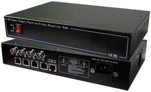 4CH Passive Video Balun Receiver & Power Supply Hub (VPS)