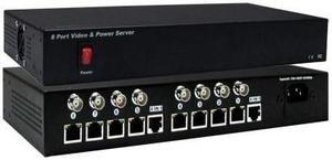 8CH Passive Video Balun Receiver & Power Supply Hub (VPS)