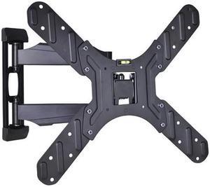 32"- 47" Plasma/LCD TV Articulating Double-Arm Wall Mount Bracket w/Tilt (Black)