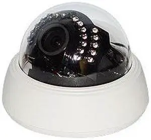 620 TV Lines 1/3" SONY SUPER HAD CCD II 24IR LEDs 2.8~12mm IR Lens Advanced-WDR DIS 3D-DNR Dual Power Day&Night IR Dome Camera ( White )