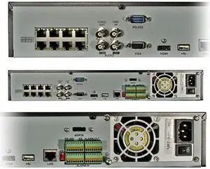 32CH 1080P NVR - H.264 Compression, Third-party network cameras supported, Up to 5 Megapixels resolution recording, HDMI and VGA output at up to 1920×1080P resolution, 8 PoE, LTN7732-P8, 6TB HDD