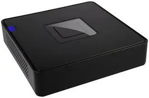 Compact Size 4CH 960H Realtime Network DVR system, VGA, and BNC output Barebone ( Black Color )