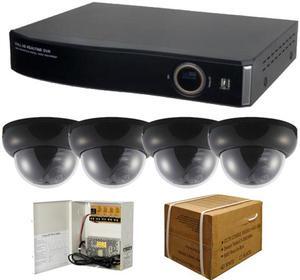 Eyemax 4CH 1080P HD-SDI CCTV Basic DVR Package (White color cameras, NO HDD)