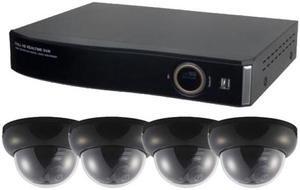 Eyemax 4CH 1080P HD-SDI CCTV base DVR Package (black color camera, 2TB HDD)