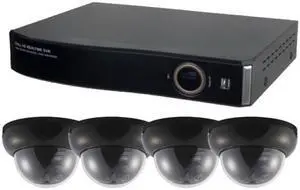 4CH 1080P HD-SDI Night vision IR CCTV DVR basic Package (grey, 6TB HDD)