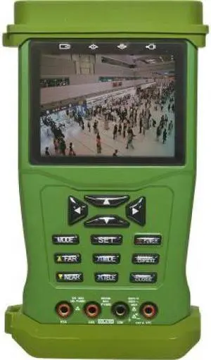 CCTV Tester Monitor 3.5" Support UDP, PTZ, 12V Power Output , Power tester