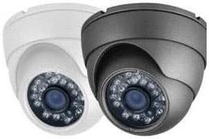 1.3MP, 1/3"Sensor, 3.6mm Fixed Lens, 24 IR LEDs up to 70ft (21m), IP 66, DC 12V (black color) CMT2412B