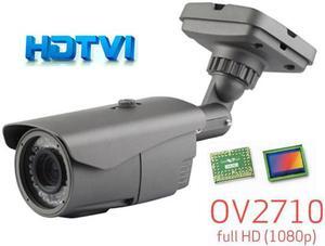 HD-TVI CCTV Outdoor Bullet IR Camera, HD 1080P 2.1Mega Pixel HD Image 72 Leds 2.8-12mm IR Range Upto 200FT