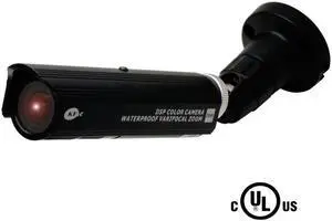 KT&C KPC-VF292NUBC 750TVL High Resolution CCTV Bullet Camera 3.5-16mm Vari Focal Lens OSD Menu , Dual Power UL