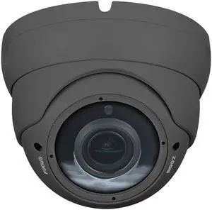 1200 TV Lines 720P analog High Resolution CCTV Eyeball Turret camera  2.8 -12mm Vari-Focal Lens with New SMD IR Leds  range upto 100FT, WDR, OSD