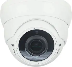 1200TVL Analog High Resolution 1.3MP CCTV Turret Night Vision dome camera 2.8-12mm with New SMD Leds 12V DC , WDR , 3D DNR In/Outdoor Use