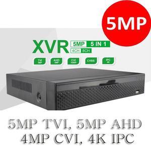 4CH XVR Series CCTV 5 In 1 Hybrid HD Analog DVR System Supports 5MP TVI, 4MP CVI, 5MP AHD, 960H, 4K IPC, P2P 4TB