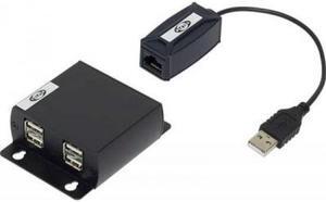 Cat5 to USB Extender Upto 150FT 4 Port USB
