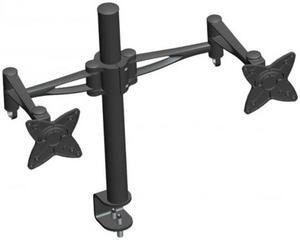 3 Way Adjustable Tilting Dual Desk Mount Bracket for LCD LED (Max 33Lbs, 10~23 inch)