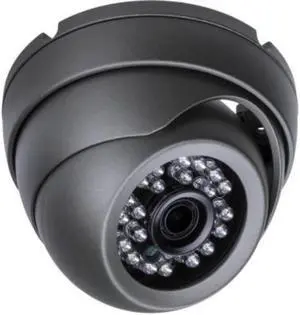 XIB 1022-B HD-SDI eyeball dome IR security camera, 1080p 2 MP, 3.6mm, 24 IR, Gray