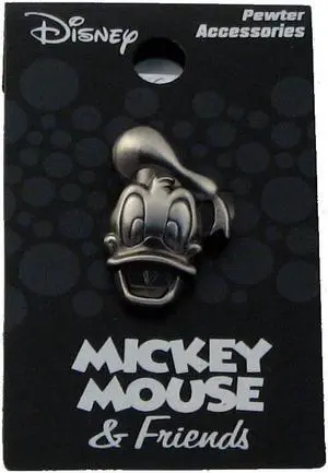 Pin - Disney - Donald Duck Head Pewter Lapel New Licensed 25174