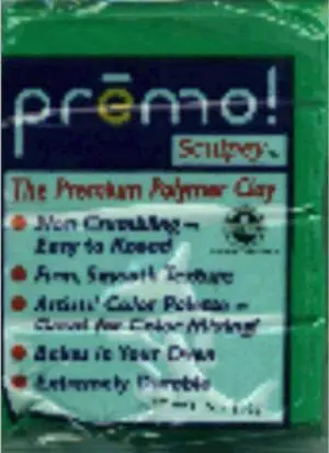 Premo Sculpey Polymer Clay 2 Ounces-Green