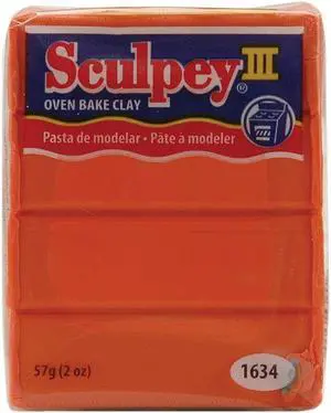 Sculpey III Polymer Clay 2oz-Just Orange