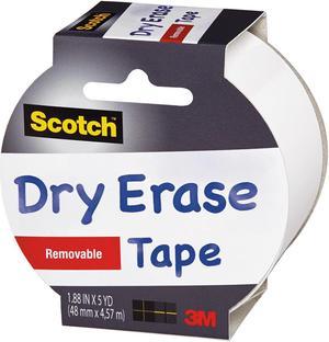 Scotch Dry-Erase Tape 1.88"X5yd-White