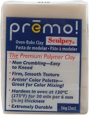 Premo Sculpey Accents Polymer Clay 2oz-Translucent