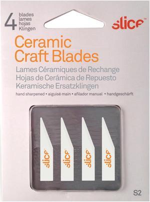 SLICE 10518 Craft Knife Blade,Ceramic,1.25 in L,PK4