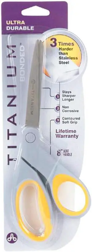 Westcott Titanium Bonded Scissors 8" Bent 13731