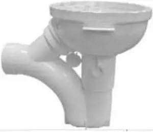 Jones Stephens D50-200 2-Inch PVC Floor Drain and Trap