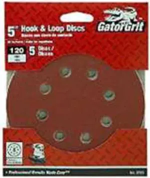 Dsk Sndg 5In 120Grt A/O Rsn ALI INDUSTRIES Sanding Discs - Hook & Loop 3723