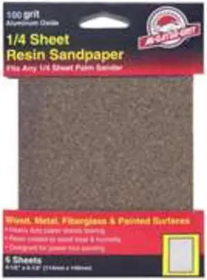 Sht Sndg Pwr 5-1/2In 4-1/2In ALI INDUSTRIES Sanding Sheets - Clip On 5032