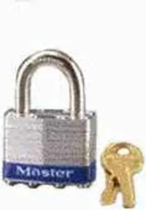 Master Lock 7KA P609 1-1/8-inch Laminated Steel Padlock with 4-Pin Cylinder