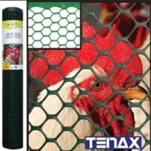 Fence Poultry 4Ft 50Ft Plstc TENAX CORP Poultry Netting 72120346 Black Plastic