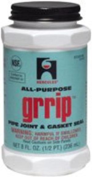 Oatey SCS 15515 Hercules Grrip Dark Brownish Black Pipe Joint And Gasket Sealant, 1/2 Pint Can
