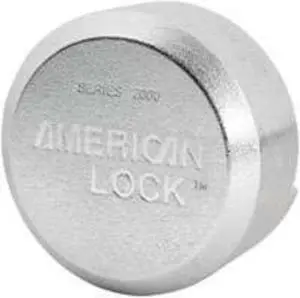Master Lock A2000KA#80030 2-7/8-inch Solid Steel Hidden Shackle Chrome Plated wi