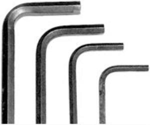 EKLIND 15116 SAE Plain Hex Key, 1/4" Tip Size, 3 1/4 in Long, 1 1/8 in Short,