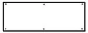 Schlage Builders Hardware SC8400PA-619 8X3 8X34 Satin Nickel Kickplate - Carded Schlage Builders Hardware SC8400PA-619 8X3 8X34 Satin Nickel Kickplate - Carded