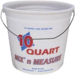ENCORE PLASTICS 1045139 Mix and Measure Paint Bucket,  HDPE, 10 qt