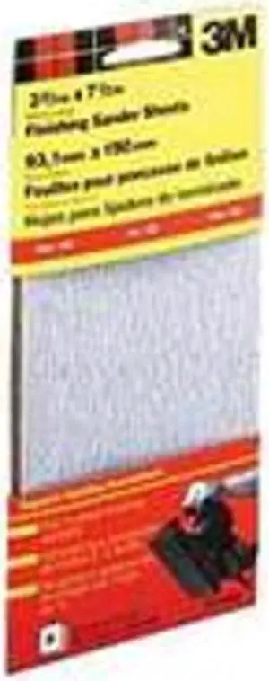 Sht Sndg Pwr 7-1/2In 3-2/3In 3M Sanding Sheets - Clip On 9114 ALUMINUM OXIDE