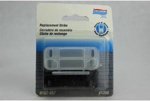 National Black Screen Door Strike Plate N162057