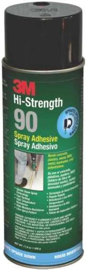 Single Can Hi Strength Adhesive 24Oz hi-strength 90 3M Spray Adhesive
