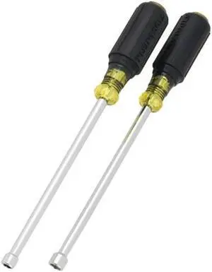 Klein Nut Driver 2 Piece 6" Magnetic Set 1/4" Klein Tools Nut Drivers 646M