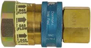 DORMONT A100R Disconnect Coupling,Thermal,Quick,1 In
