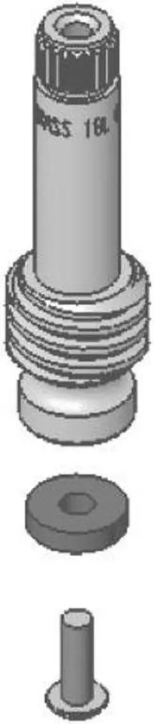 T and S Brass Spindle Hot T and S Brass Faucet Repair Parts and Kits 000811-25