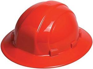 Omega Ii Full Brim Hard Hat With Mega Ratchet, Red Erb Safety Hard Hats 30188
