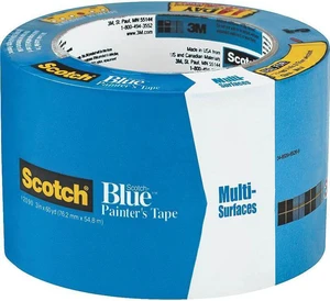 Blue Painter's Tape 3" X 60 Yardss 3M Masking Tapes and Paper 2090-3A Blue Blue Painter's Tape 3" X 60 Yardss 3M Masking Tapes and Paper 2090-3A Blue