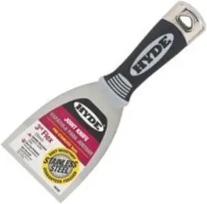 Hyde Tools 6358 3-Inch Flexible Putty Knife Stainless Steel - Each